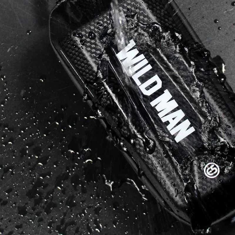 WILDMAN E5S bike frame bag/bag bike holder juodos spalvos
