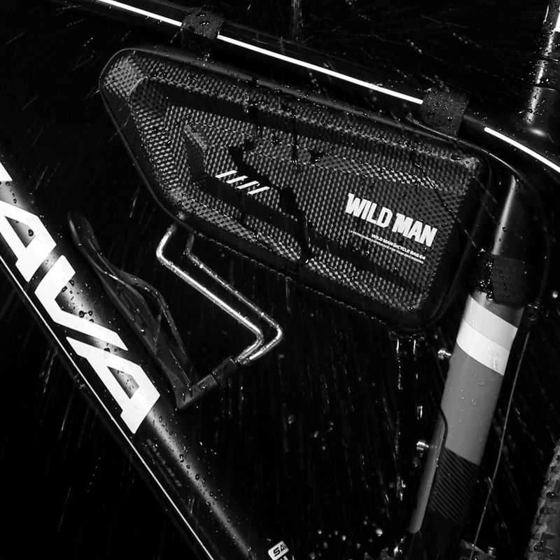 WILDMAN LE4 bike frame bag/bag bike holder juodos spalvos