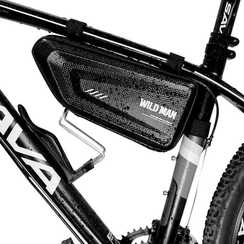 WILDMAN LE4 bike frame bag/bag bike holder juodos spalvos