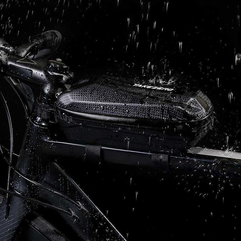 TAKEZEROTZ05 Dviračio krepšys/Mount Frame Bag juodos spalvos