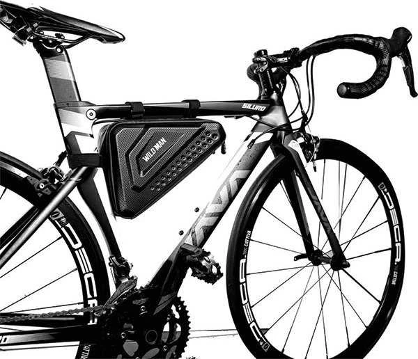 WILDMAN ES19 Bike Frame Dėklas/Bag Bike Holder juodos spalvos