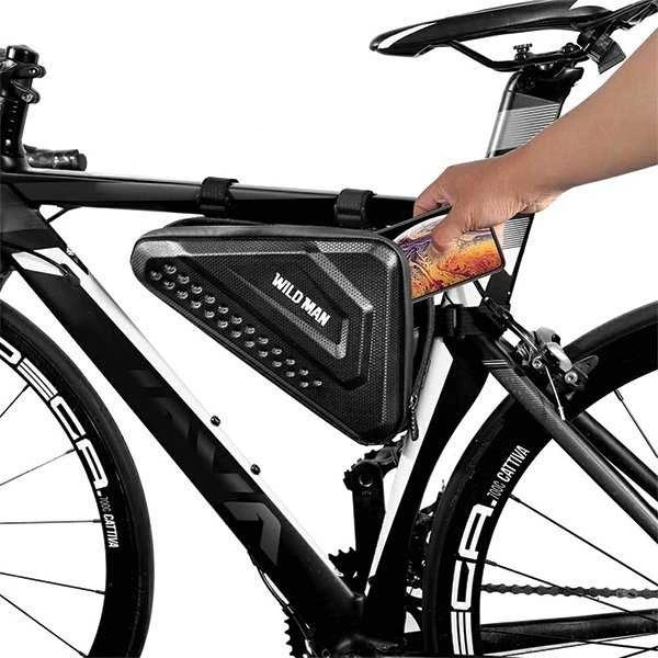WILDMAN ES19 Bike Frame Dėklas/Bag Bike Holder juodos spalvos