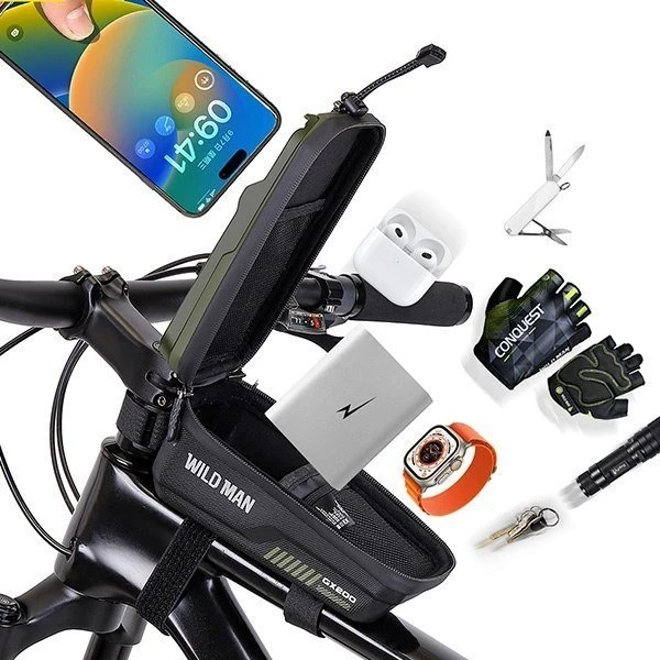 WILDMAN GX200 Bike Frame Dėklas/Bag/Bike Holder Žalias