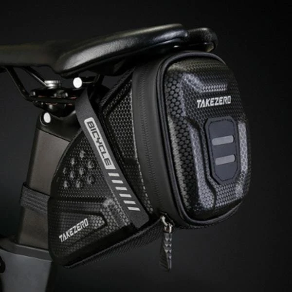 Wildman TAKEZERO TZ07 saddlebag/bag, bike holder, juodos spalvos