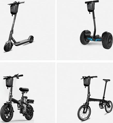 WILDMAN Scooter case/holder TS9 frame bag juodos spalvos