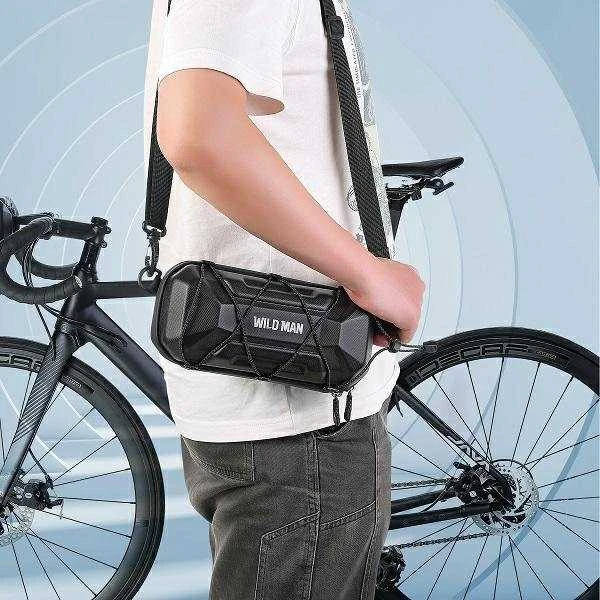 WILDMAN XT17 Dviračio krepšys/Mount, Handlebar Bag, juodos spalvos