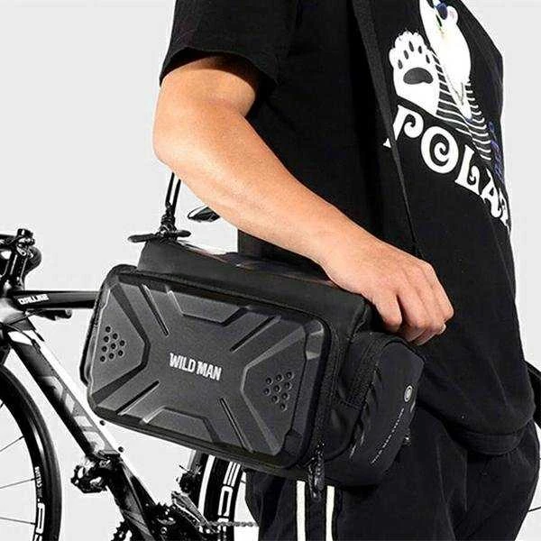 WILDMAN GS6 bike frame bag bike holder juodos spalvos