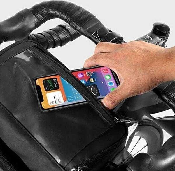 WILDMAN GS6 bike frame bag bike holder juodos spalvos