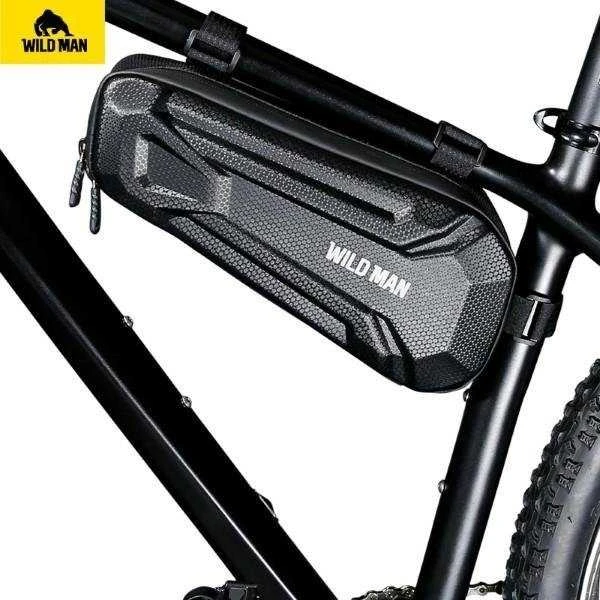 WILDMAN XT9 XL 3.5L Bike Frame Bag Bike Holder juodos spalvos