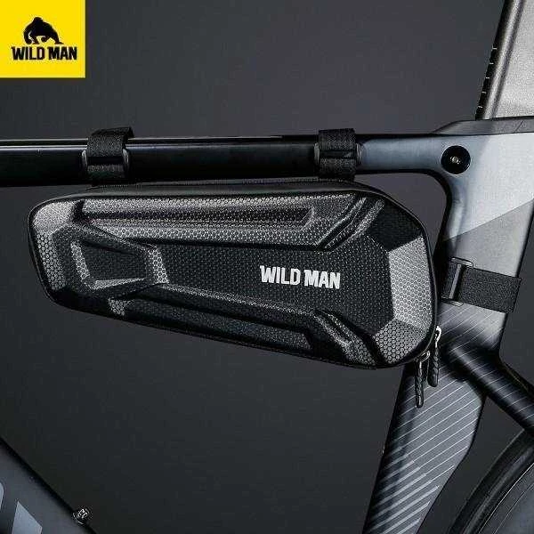WILDMAN XT9 XL 3.5L Bike Frame Bag Bike Holder juodos spalvos
