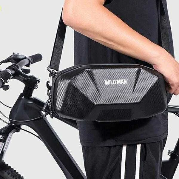 WILDMAN X9 Bike Frame Bag Bike Holder juodos spalvos