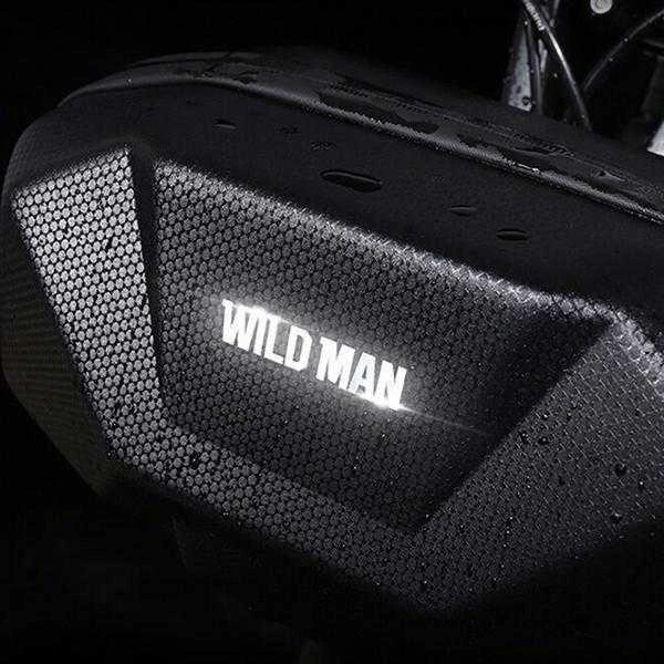 WILDMAN X9 Bike Frame Bag Bike Holder juodos spalvos