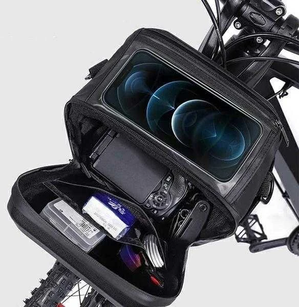 WILDMAN GS9 Bike Frame Bag Bike Holder juodos spalvos