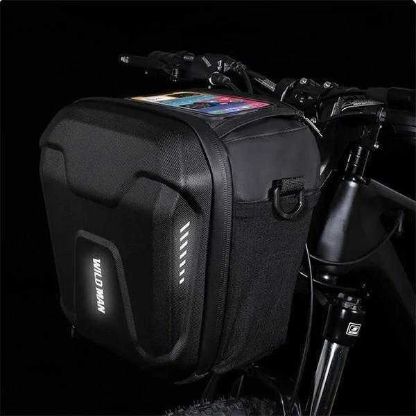 WILDMAN GS9 Bike Frame Bag Bike Holder juodos spalvos