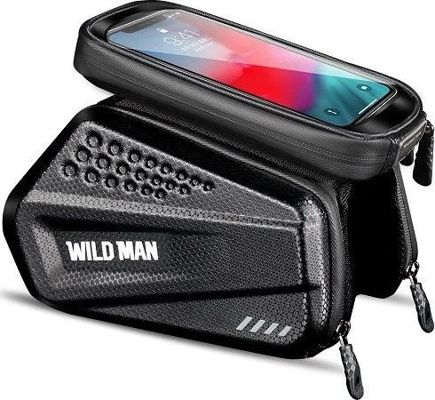 WILDMAN XXLES6 bike case/holder frame bag juodos spalvos