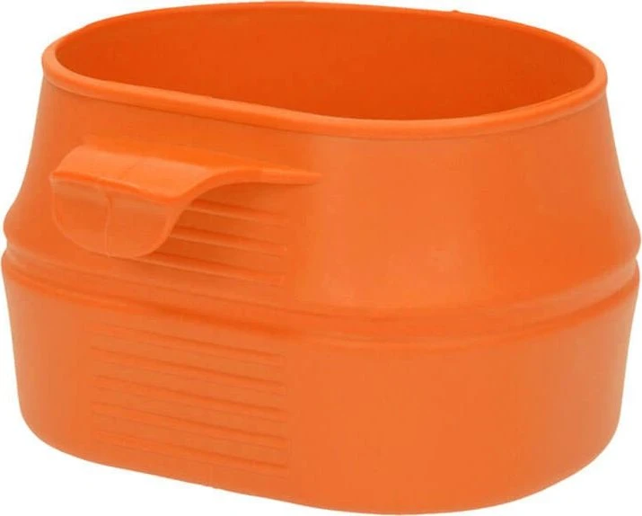 Švediškas sulankstomas puodukas WILDO Fold-a-cup 200ml Oranžinis