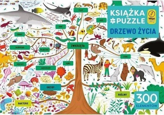 Dėlionė Foksal knyga ir galvosūkis Gyvybės medis 300vnt 98107