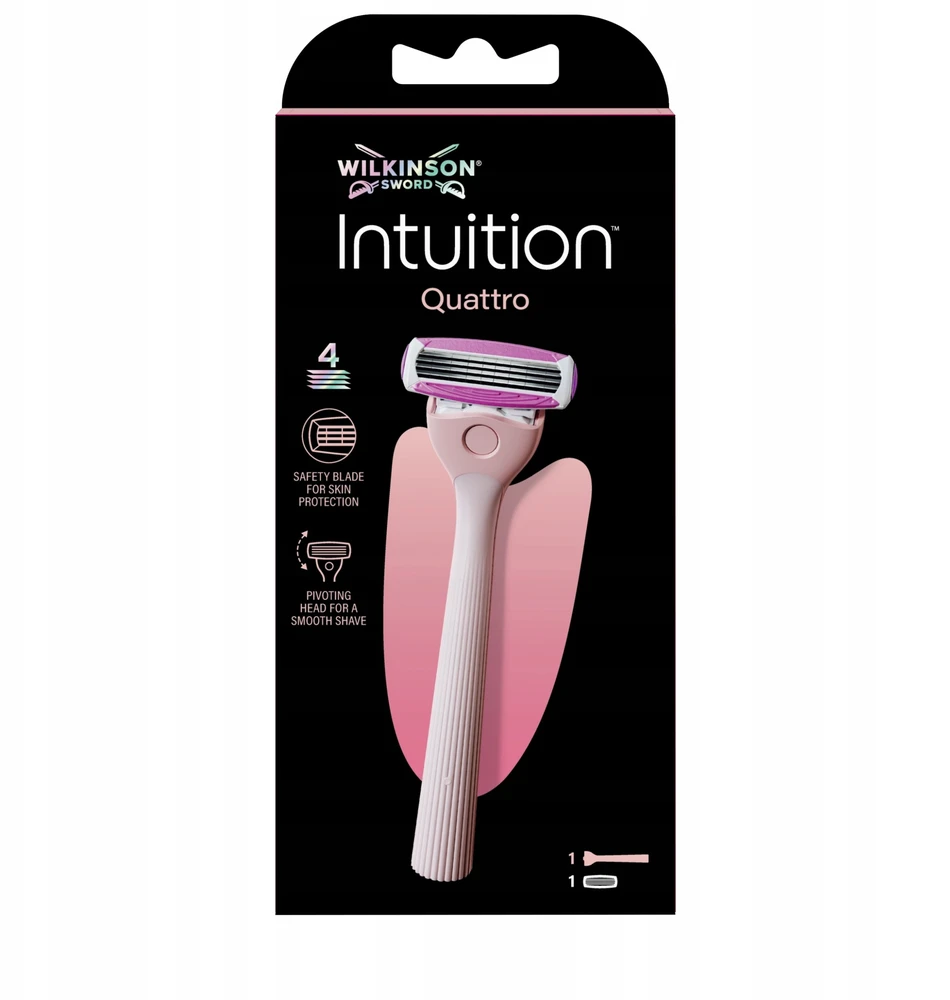 Wilkinson Sword „Wilkinson Intuition Quattro“ 4 ašmenų skustuvas