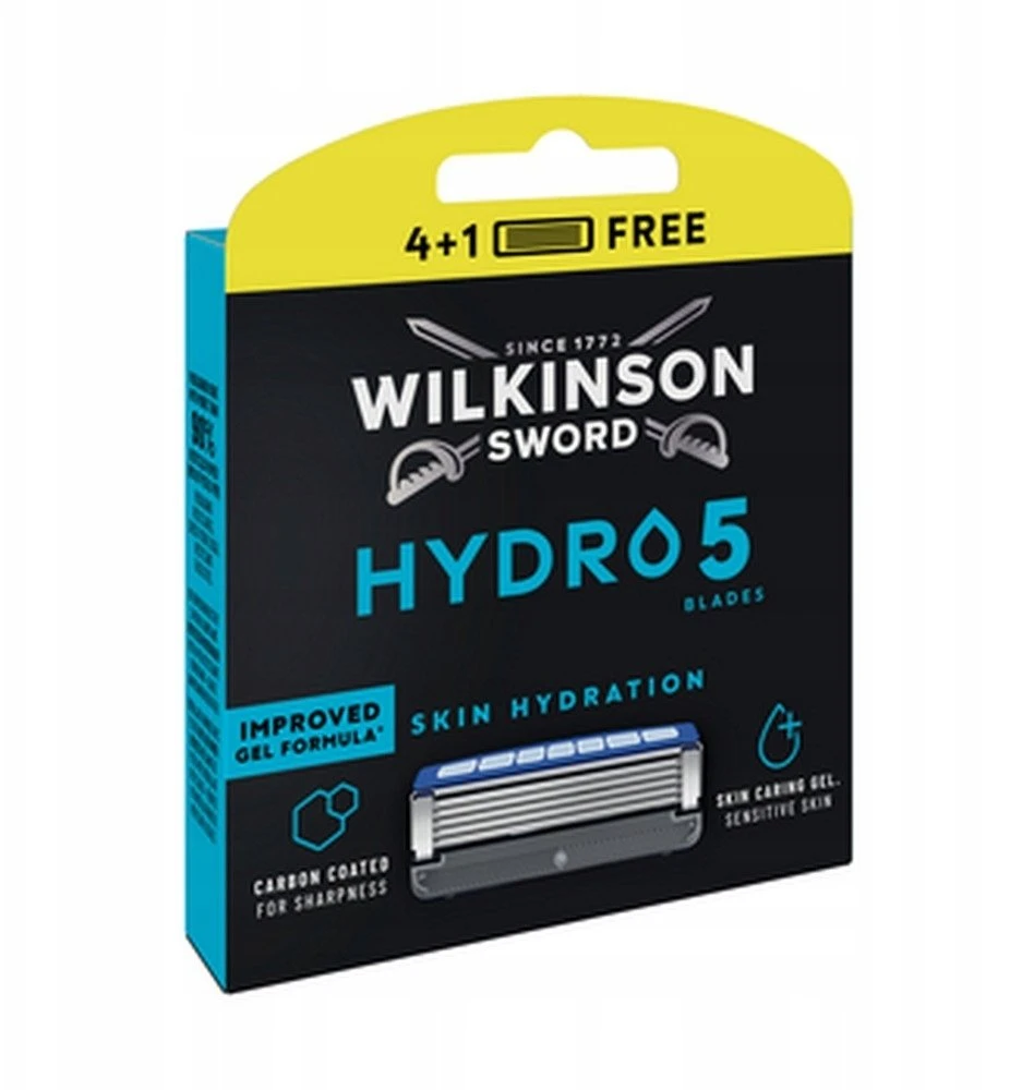 Wilkinson Sword Wilkinson „Hydro 5“ odos drėkinimo kasetė su 5 ašmenimis (5 vnt.)