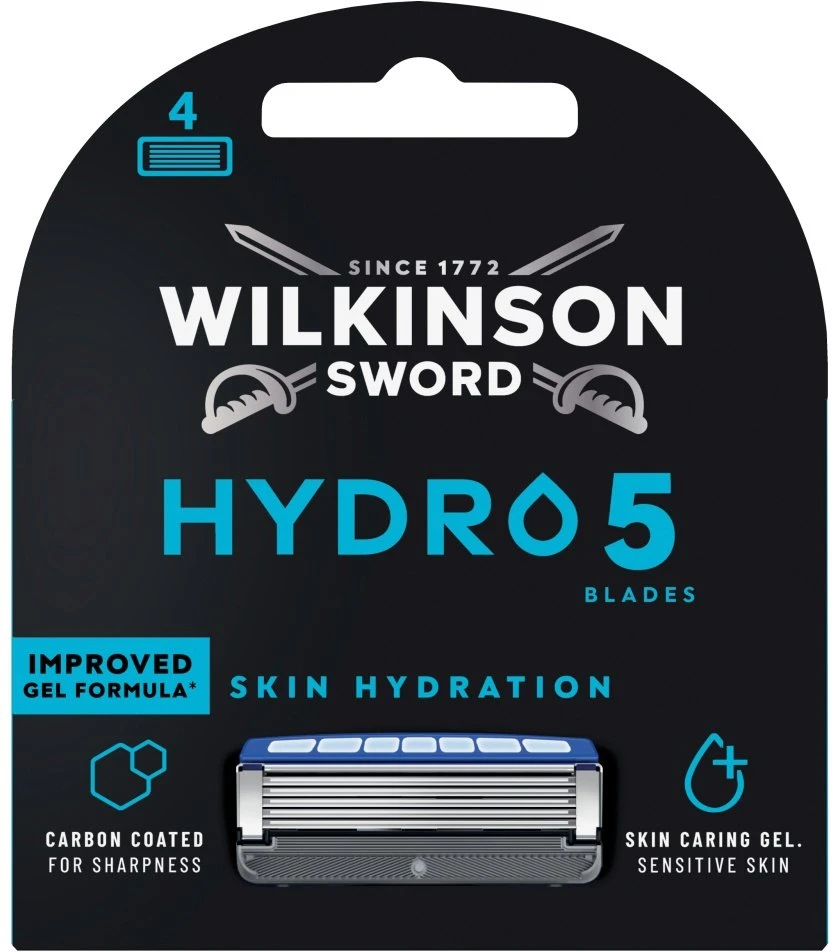Wilkinson Sword Wilkinson Hydro 5 Skin Hydration skustuvo galvutė, 5 ašmenys, 4 vnt.