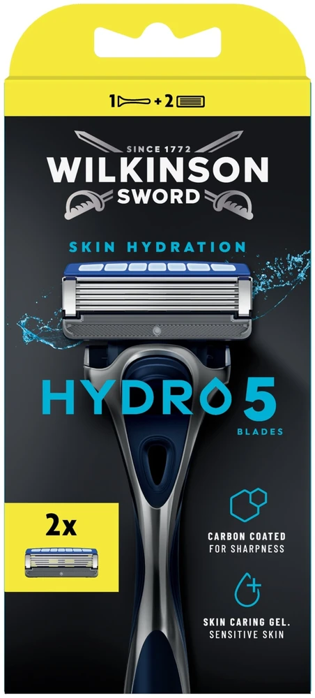 „Wilkinson Sword Hydro 5“ skustuvas su dviem keičiamomis galvutėmis