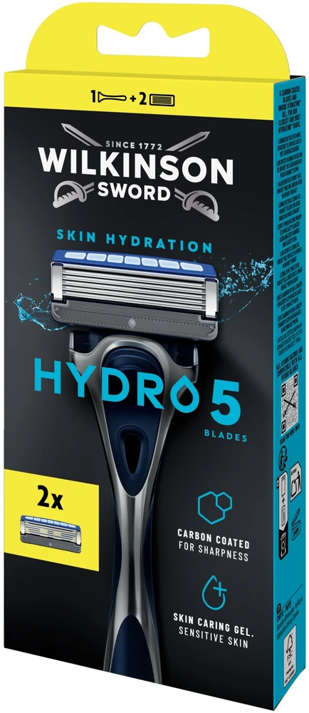 „Wilkinson Sword Hydro 5“ skustuvas su dviem keičiamomis galvutėmis