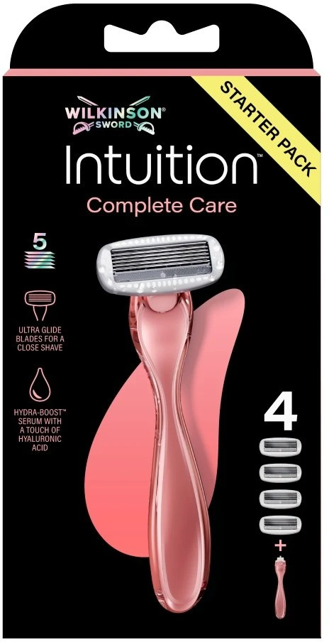 Wilkinson Intuition Complete Care rączka i 4 įdėklai su 5 ostrzami