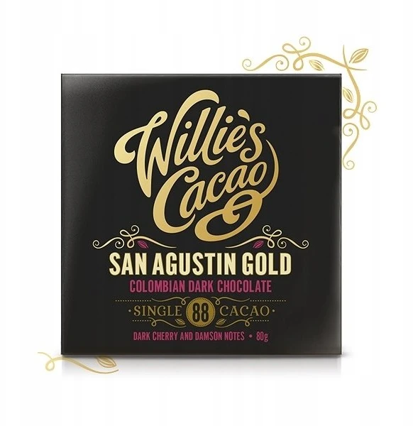 Willie's Cacao - 88 % San Agustin auksinis Kolumbijos šokoladas 50 g