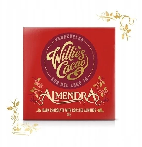 Willie's Cacao - Šokoladas - Almendra Dark 50g