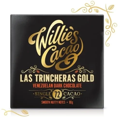 Willie's Cacao – 72% Las Trincheras Gold 50g
