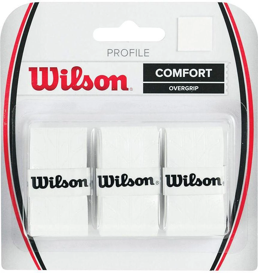 Teniso Raketės Apvija Wilson Profile Overgrip 3vnt Baltos