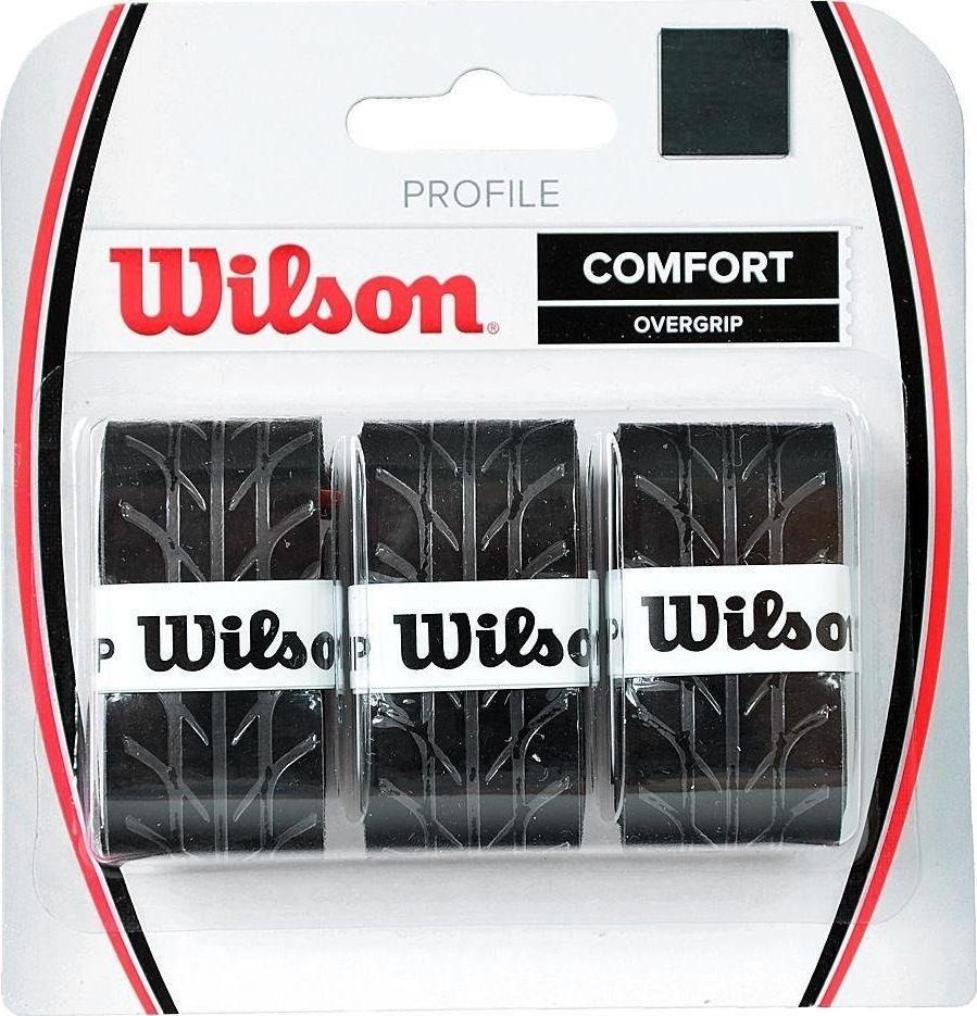 Teniso Raketės Apvijos Wilson Profile Comfort Overgrip 3vnt Juoda