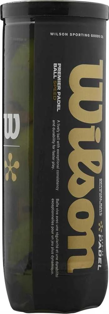Wilson Premier Padel Speed 3 kamuoliukų rinkinys WR8908501001