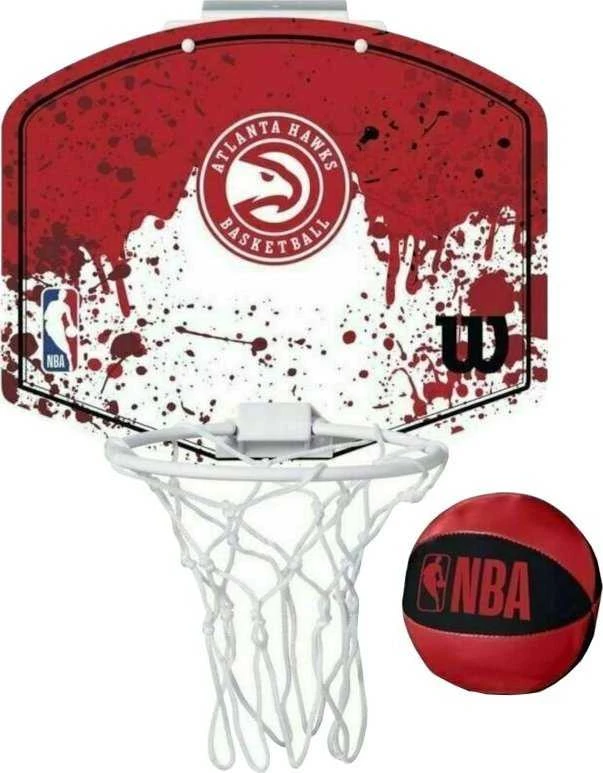 Krepšinio lenta Mini Wilson NBA Team Atlanta Hawks Mini Hoop WTBA1302ATL (rozmiar_EU-Vienas dydis)