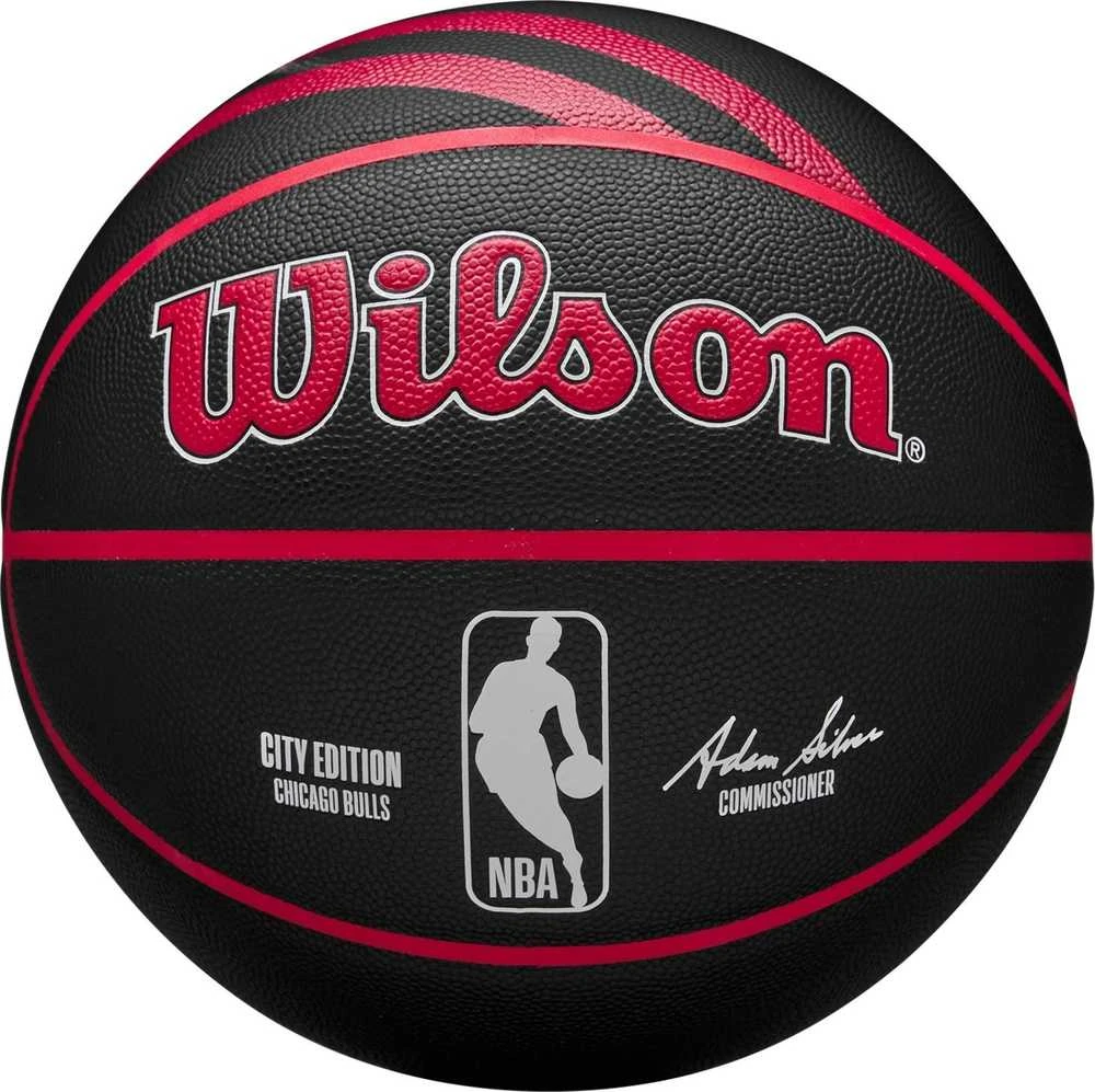 WILSON NBA TEAM CITY COLLECTOR CHICAGO BULLS krepšinio kamuolys (Dydis: 7)
