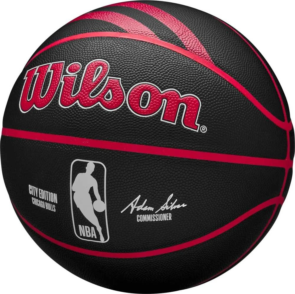 WILSON NBA TEAM CITY COLLECTOR CHICAGO BULLS krepšinio kamuolys (Dydis: 7)