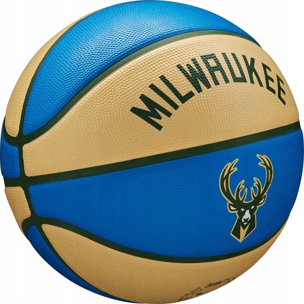 Wilson NBA Team City Edition Milwaukee Bucks kamuolys WZ4016517ID krepšinio kamuolys