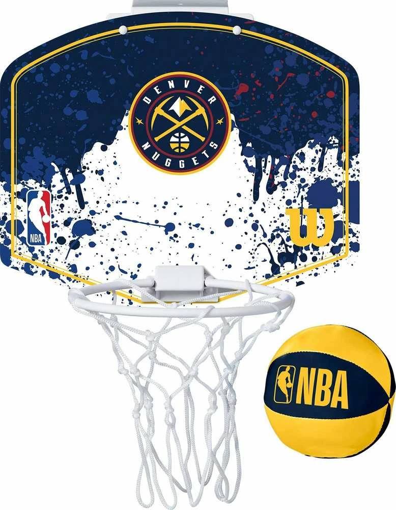 Mini krepšinio lankas su lenta NBA Denver Nuggets komandai WTBA1302DEN Wilson