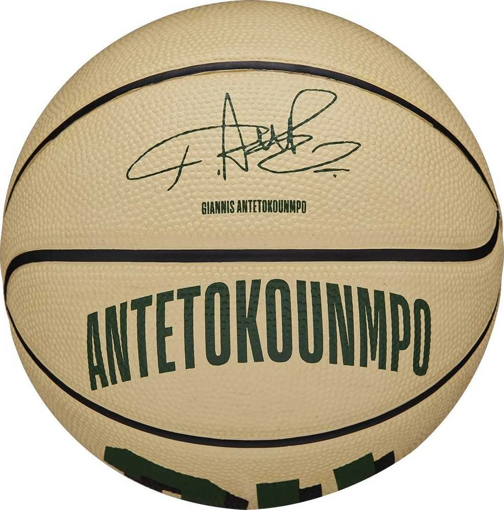 Wilson NBA žaidėjo ikona Giannis Antetokounmpo Mini kamuolys WZ4007501XB Krepšinis