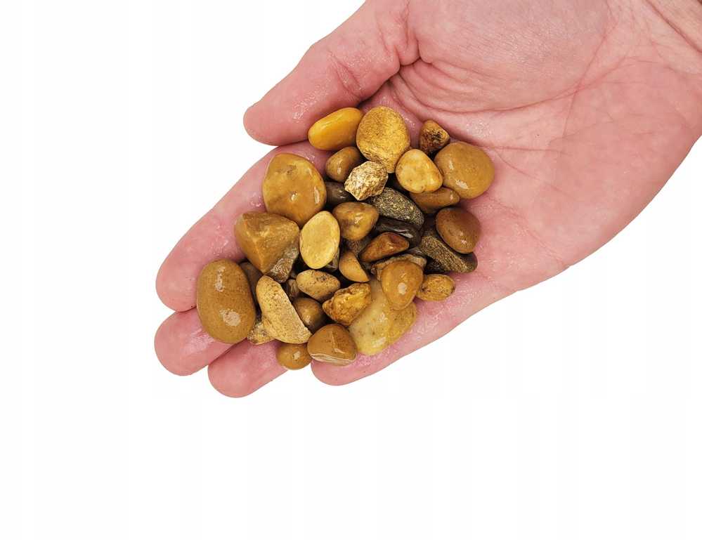 WIM WIO Bumblebee Gravel, žvyras, dekoratyvinis, aukso-juodas, 2kg, maišas