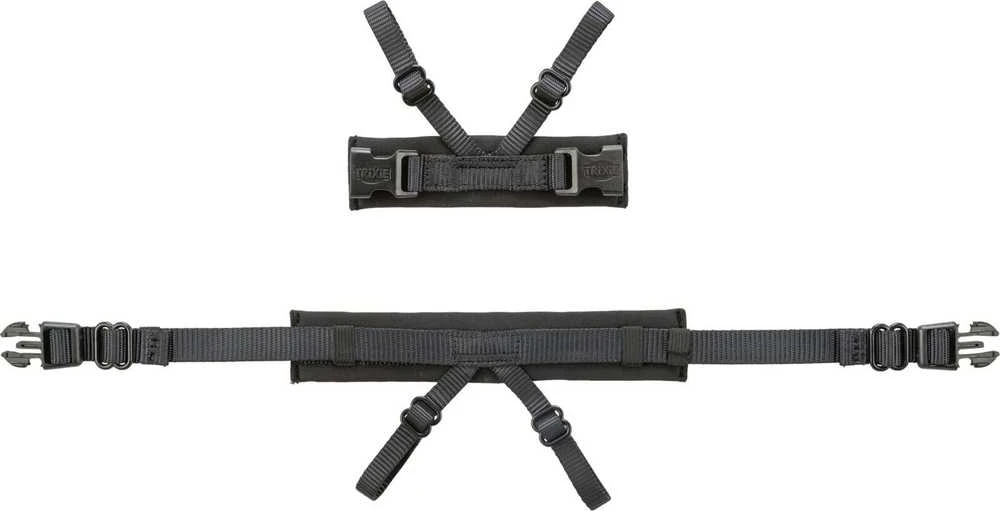 Winhyepet Apsauginis adapteris nuo išsprūdimo prie petnešų, šunims, juodas, L–XL: 59–92 cm/25 mm