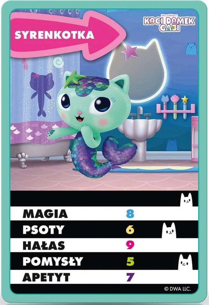 Winning Moves LAIMĖJANTYS ***** TOP TRUMPS gra karciana Gabi WM04165 53730