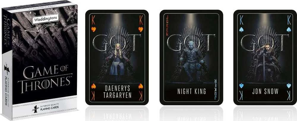 Winning Moves Game of Thrones žaidimo kortos