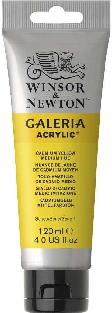 Winsor & Newton Galeria Akriliniai Dažai 120 ml - Kadmio Geltonos