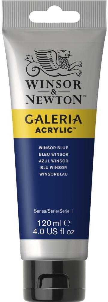 Akriliniai dažai Winsor & Newton Galeria 120 ml, Mėlyni