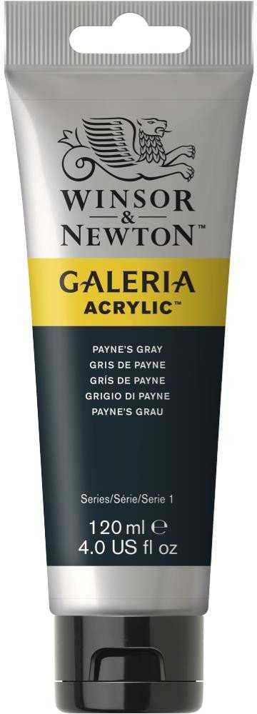 Akriliniai dažai Winsor & Newton Galeria 120 ml, pilki