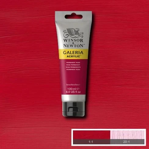 Winsor & Newton Winsor & Newton Galeria, 120 ml, Rose, Tube