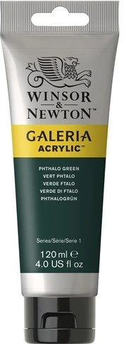 Winsor & Newton Galeria akriliniai dažai 120ml, Phthalo Žalias