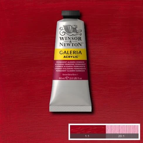 Winsor & Newton Galeria, 60 ml, raudona, tūbelė