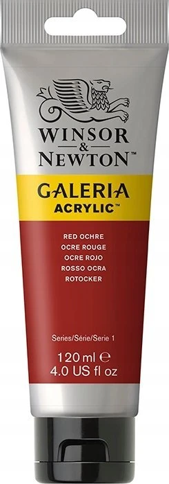 Winsor & Newton Winsor & Newton Galeria akriliniai dažai, 120 ml, raudona, tūbelė